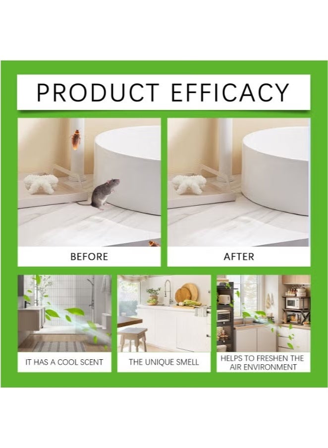 HOZONEX Home Mouse Repellent with Peppermint Oil, Plant-Based Ingredients, Mild Indoor Mouse Repellent, Convenient Home Mouse Repellent - Image 2